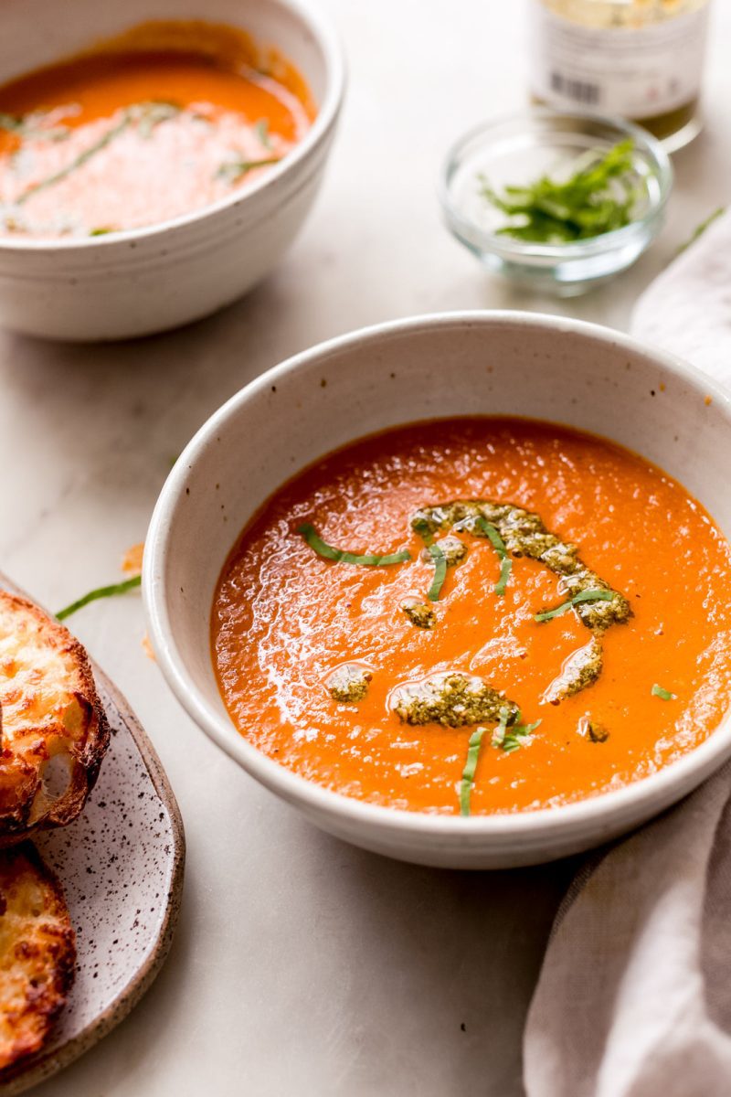 Secret Ingredient Tomato Basil Soup 5