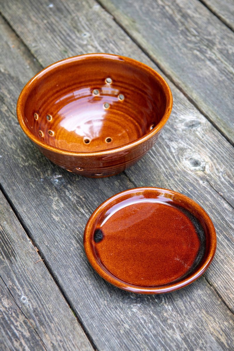 copper clay berry bowl 09