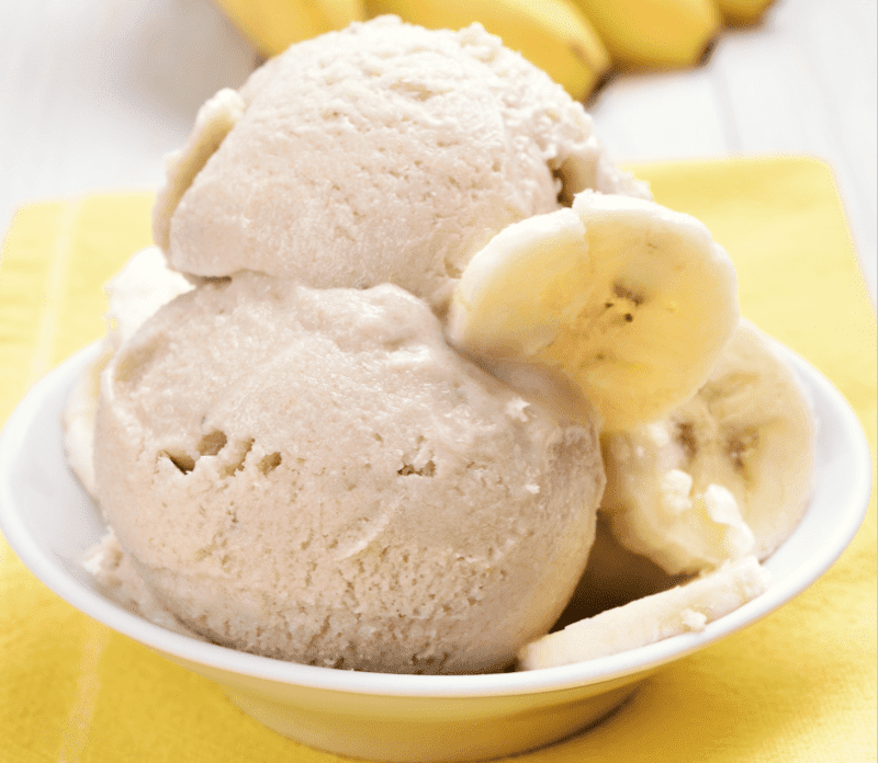 frozen banana icecream