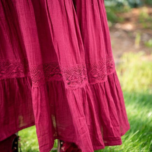 pastime prairie dress wine 07