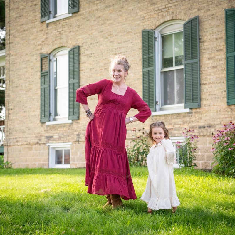 pastime prairie dress wine little nightgown 37