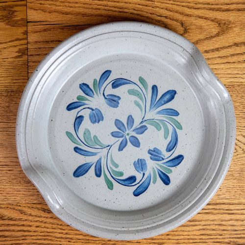 prairie floral handled platter 01