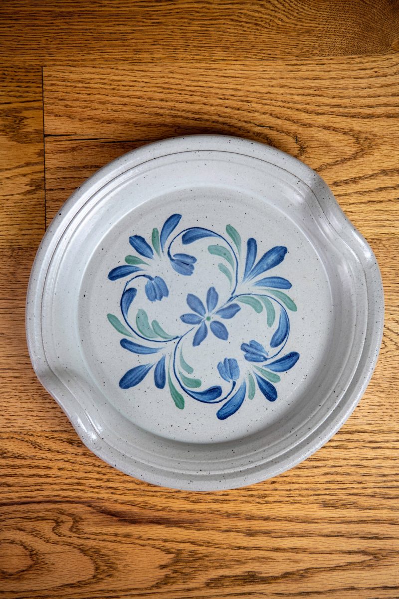 prairie floral handled platter 01