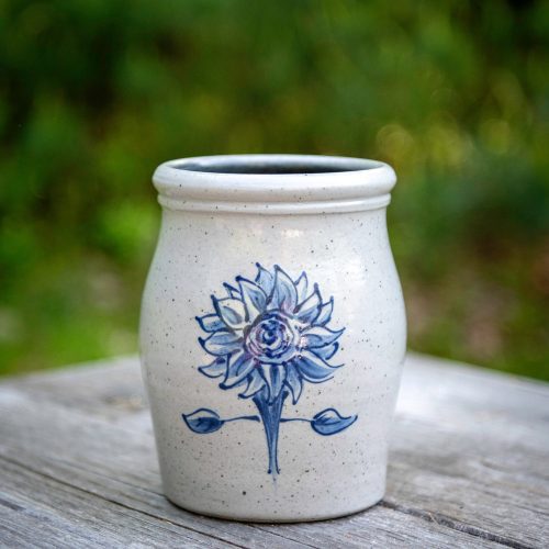 sunflower utensil jar 01