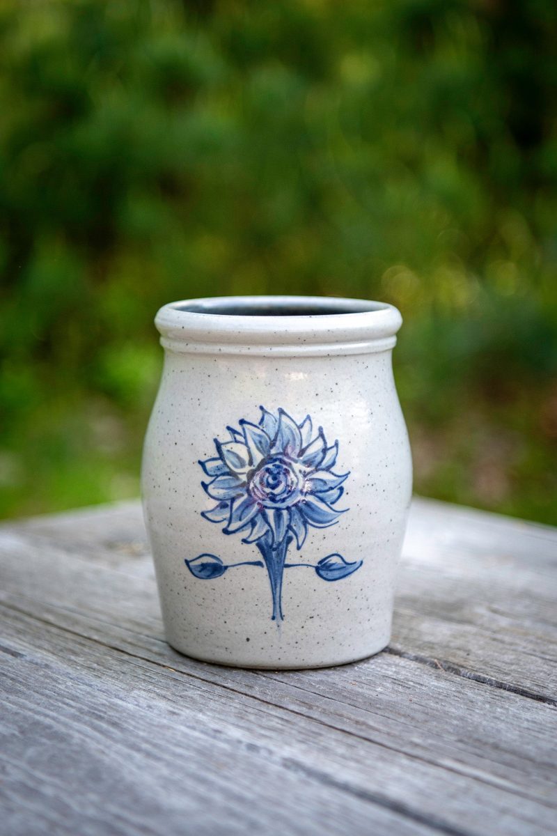 sunflower utensil jar 01