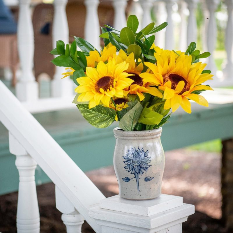 sunflower utensil jar 09 1